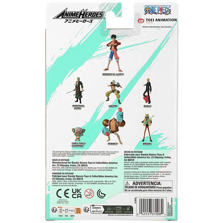 Anime Heroes One Piece Luffy action figure 17cm (British brand)