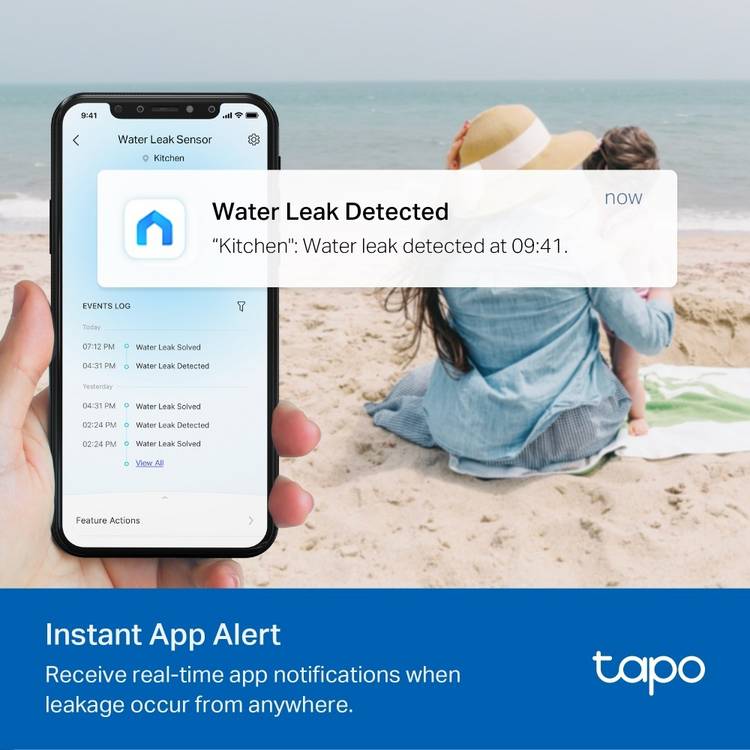 Tapo T300 smart water leak sensor compact (British brand)