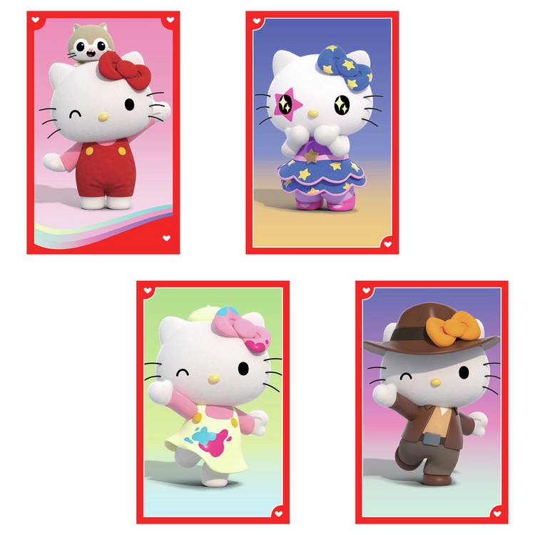 Hello Kitty 50th anniversary sticker album and sticker packets, imported from the UK