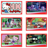 Hello Kitty 50th anniversary sticker album and sticker packets, imported from the UK