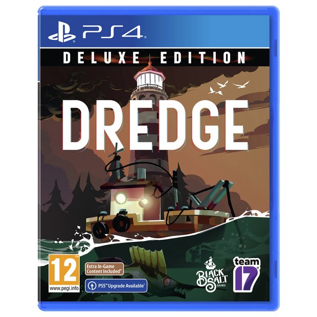 DREDGE Deluxe Edition PS4 game disc, UK version