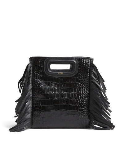 Harrods Maje Mini Leather M Cross-Body Bag- Buy online at McGrocer