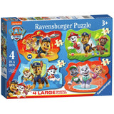 Ravensburger PAW Patrol shaped floor puzzle set of 4, UK version