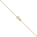 Revere 9ct gold CZ heart pendant necklace (British brand)