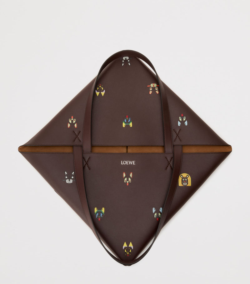 LOEWE Louis Wain XL calfskin puzzle fold tote bag (British brand)