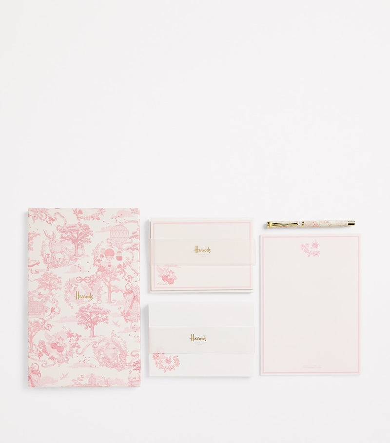Harrods Toile Letter Writing Set, UK version