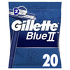 Gillette Blue II Disposable Razors x20, UK version