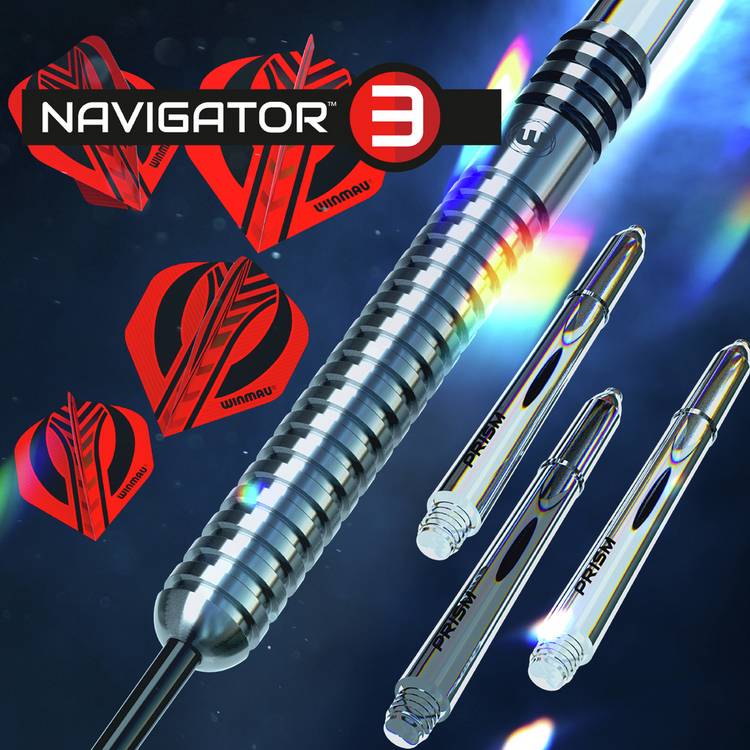 Winmau Navigator 23G darts set, imported from the UK