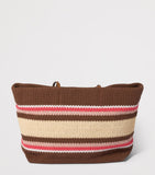 Miu Miu woven stripe tote bag L'ETÉ collection (British brand)