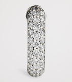 Spinelli Kilcollin white gold diamond hoop earring, imported from the UK