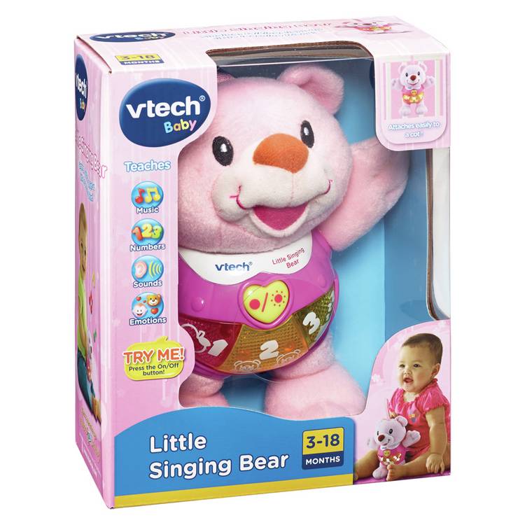 Vtech Singing Alice Bear soft educational toy - British product