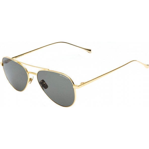 Belstaff Trialmaster 55 gold sunglasses, imported from the UK