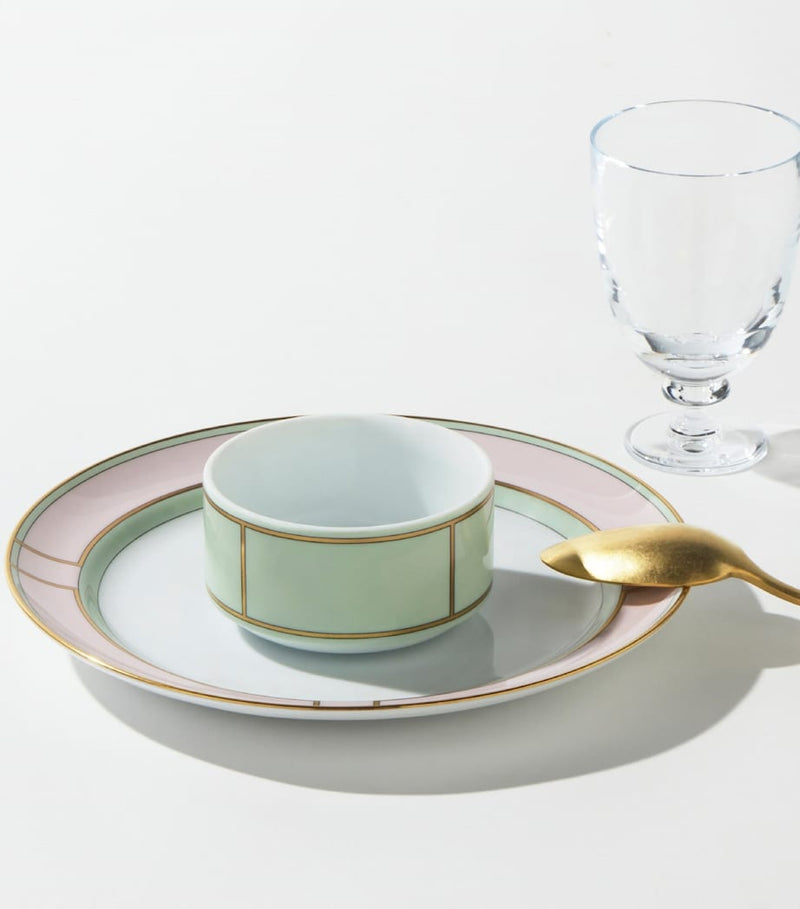 GINORI 1735 Colonna Diva Verde small porcelain bowl 10cm, UK version