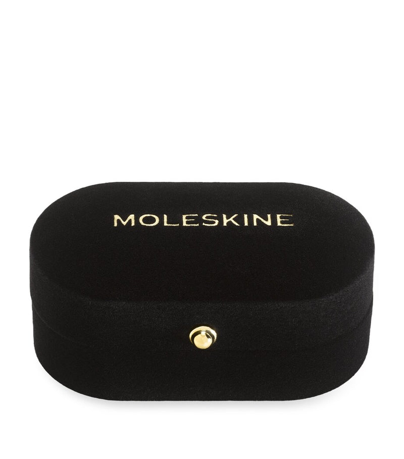 Moleskine gold-plated Y charm for notebooks, imported from the UK