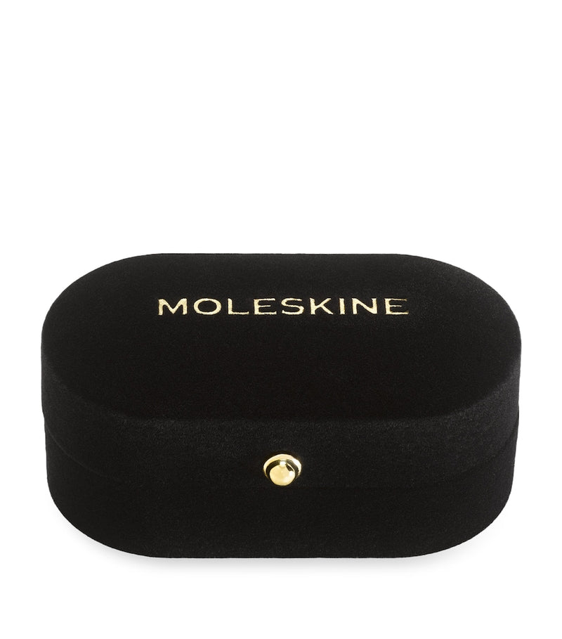Moleskine gold-plated Y charm for notebooks, imported from the UK