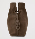 LOEWE medium suede Flamenco clutch bag, UK version