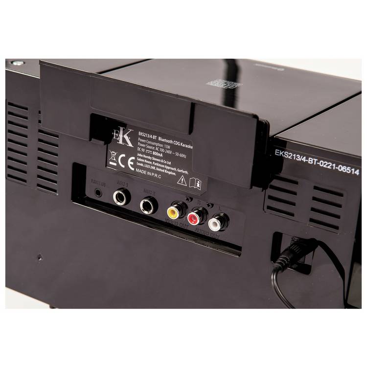 Easy Karaoke EKS213-BT Bluetooth karaoke machine - British product