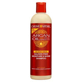 Superdrug Creme of Nature Argan Oil Moisture Shine Shampoo 355ml- Buy online at McGrocer
