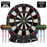 Winmau electronic dartboard with soft tip darts (British brand)