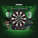 Winmau electronic dartboard with soft tip darts (British brand)