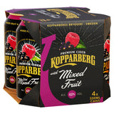 Kopparberg mixed fruit cider 4 x 330ml cans, UK version