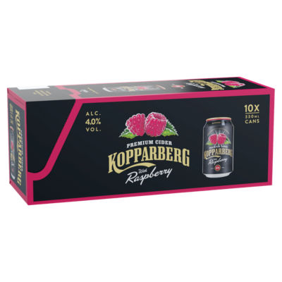 Kopparberg Premium Cider with Raspberry 10pk