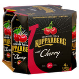 Kopparberg cherry cider 4 cans 330ml, UK version