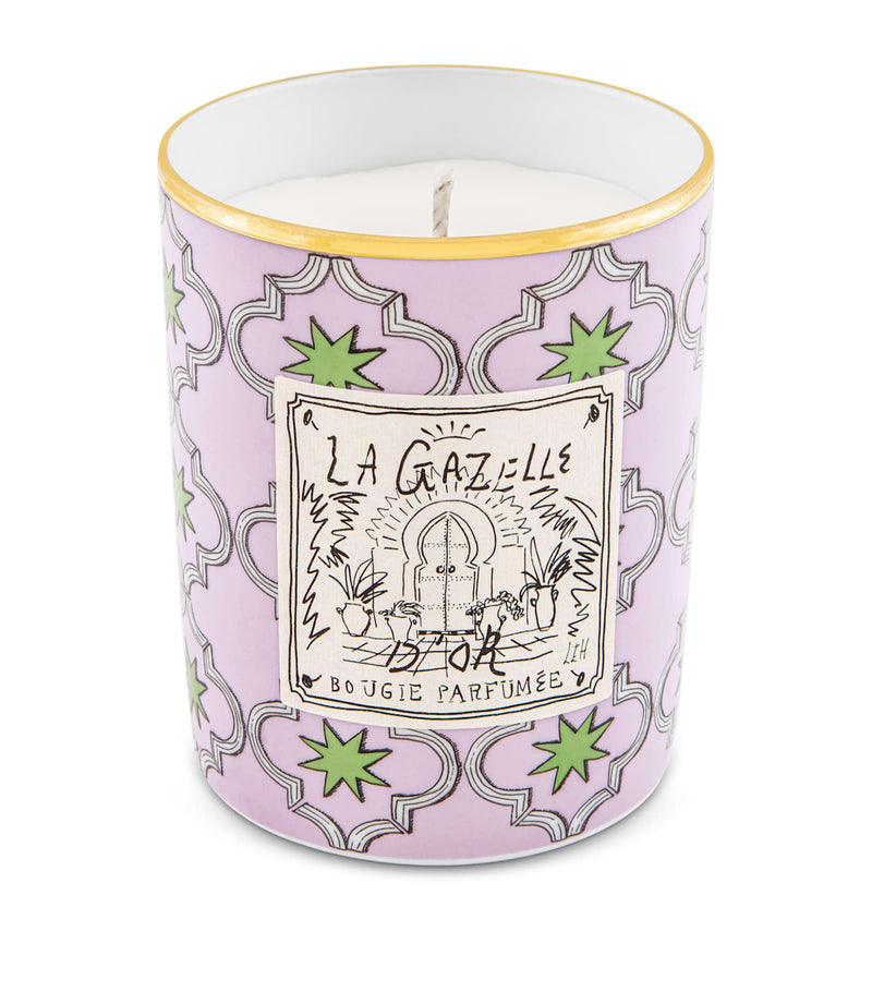 GINORI 1735 La Gazelle D'Or scented candle, UK version