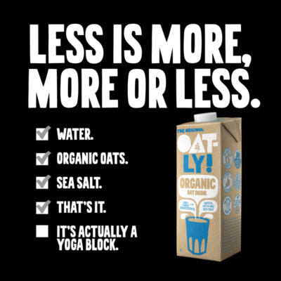 Oatly Original Organic Oat Drink 1L, imported from the UK
