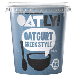 Greek Style Fermented Oat Product with Added Vitamins and Minerals 400g