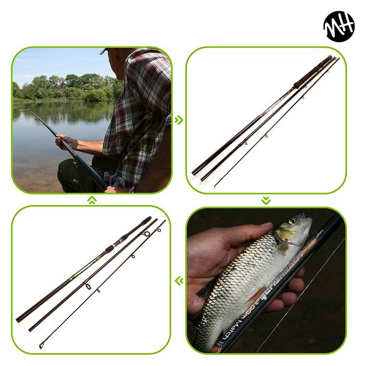 Matt Hayes coarse fishing set with rods reels and tackle - British product