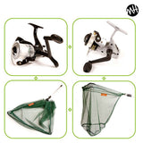 Matt Hayes coarse fishing set with rods reels and tackle - British product