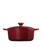 Le Creuset cast iron round casserole dish 24cm, imported from the UK