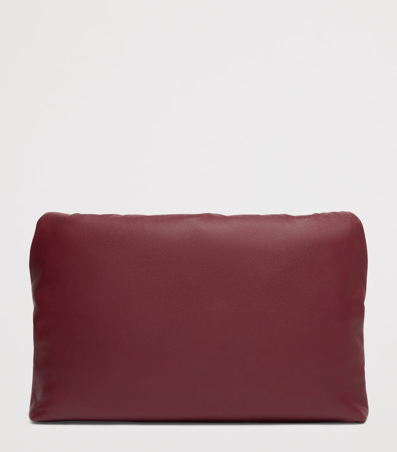 Weekend Max Mara Pasticcino leather clutch bag (British brand)