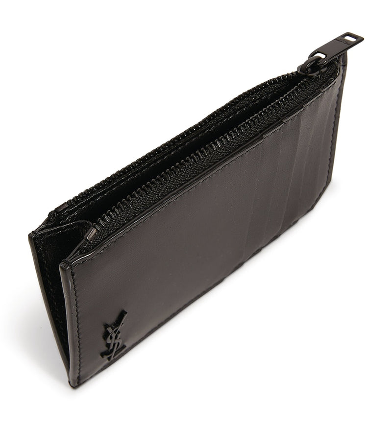 Saint Laurent card holder with monogram detail, UK version