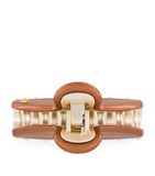 Alexandre de Paris gold-plated claw hair clip 7.5cm (British brand)