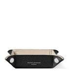 Aspinal of London mini leather tidy tray 16cm x 16cm - British product