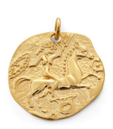 Harrods Monica Vinader Gold Vermeil Coin Talisman Necklace- Buy online at McGrocer