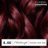 Clairol ColourStrong permanent hair dye intense dark red - British product