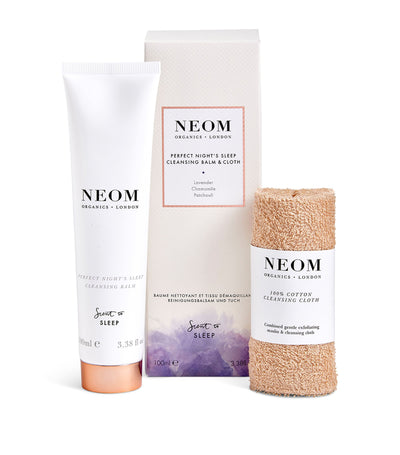 Harrods NEOM Perfect Night's Sleep Cleansing Balm & Cloth 100ml- Buy online at McGrocer