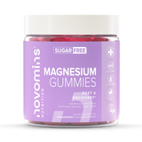 Gommes Novomins au citrate de magnésium, saveur framboise, paquet de 60