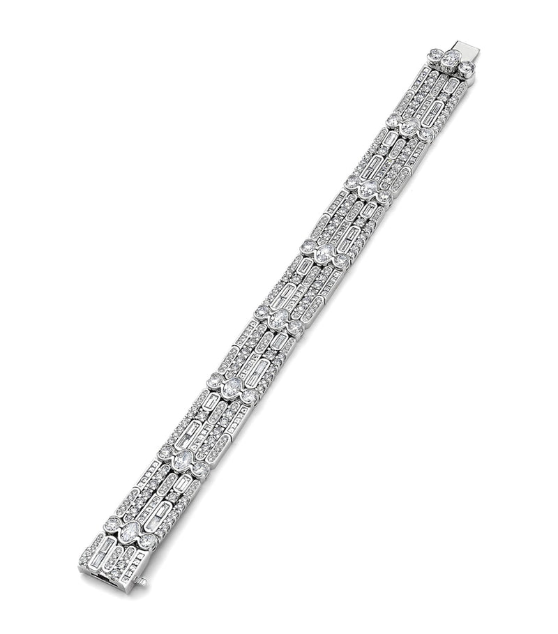Boodles platinum diamond bracelet National Gallery inspiration, UK version