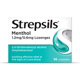 Holland & Barrett Strepsils Menthol 36 Lozenges- Buy online at McGrocer