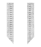 Boucheron white gold diamond Quatre earrings 7.3mm, imported from the UK