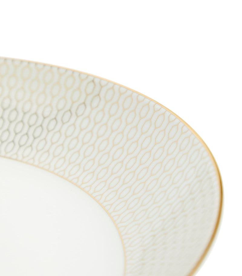 Wedgwood Gold-Trim Gio deep plate 22cm (British brand)