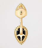 Boucheron Serpent Bohème stud earring yellow gold diamond onyx, imported from the UK