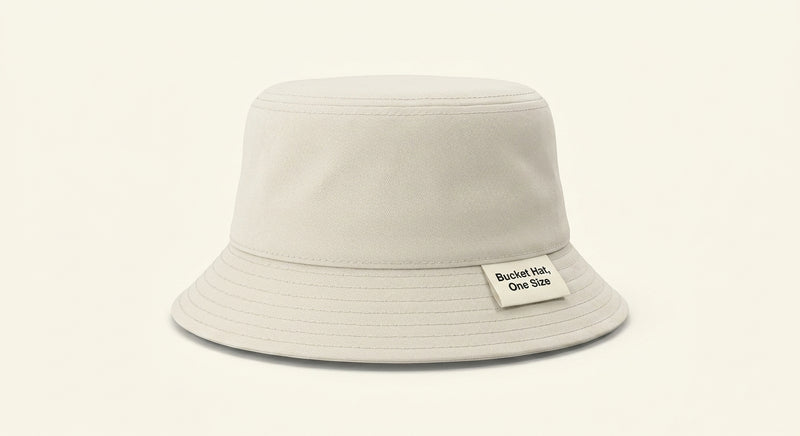 Prada Baumwoll-Twill-Hut mit tonaler Stickerei, britische Version