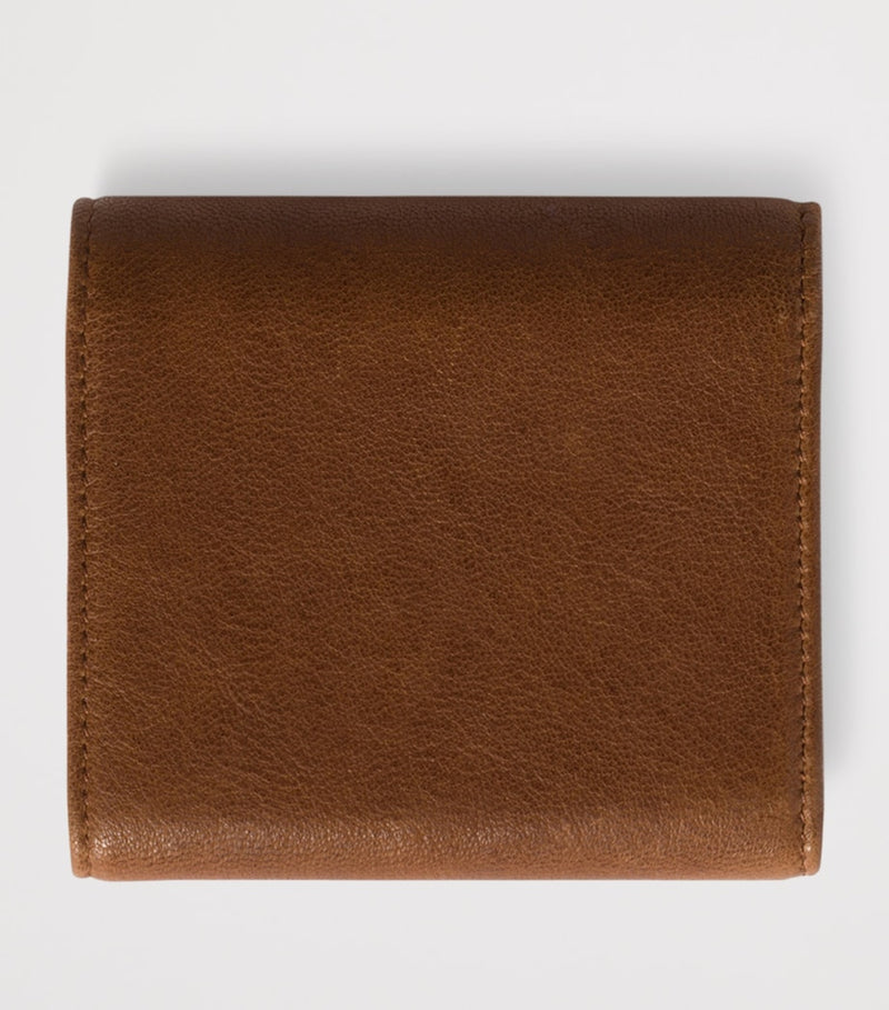 Miu Miu small nappa leather wallet with gold-tone hardware (British brand)
