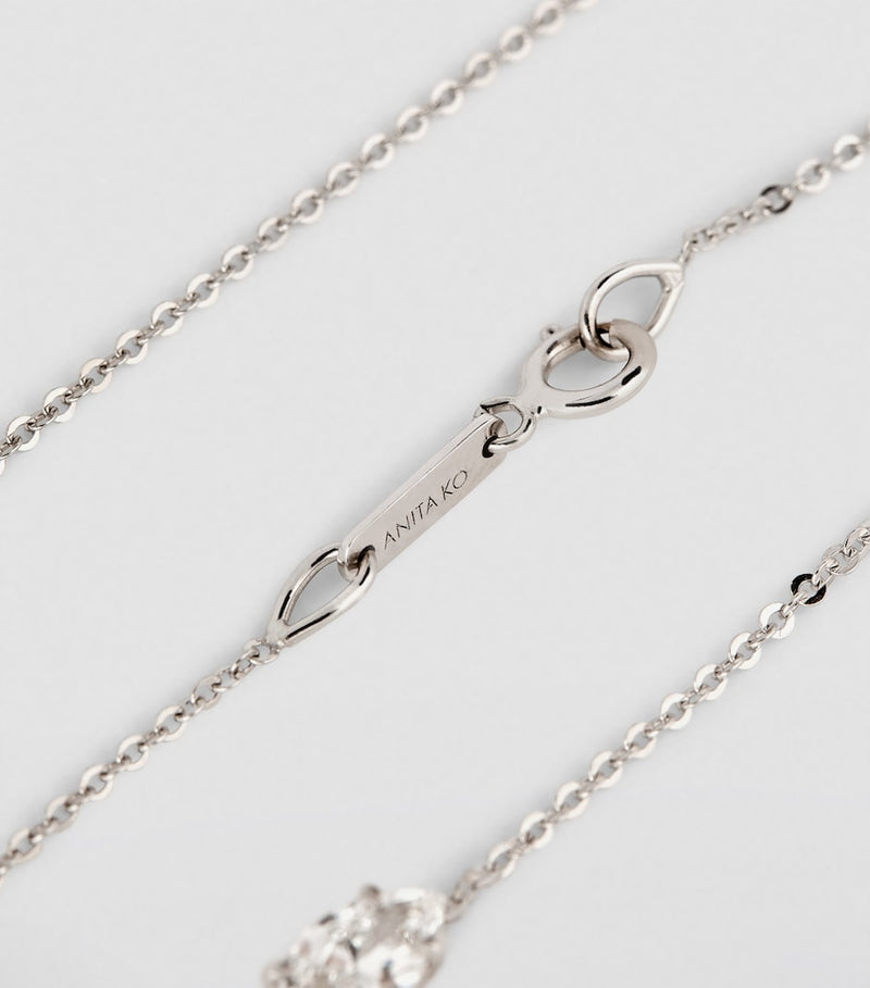 Anita Ko heart lariat necklace, imported from the UK