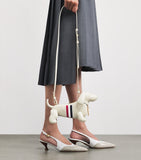 Thom Browne mini leather Hector cross-body bag (British brand)